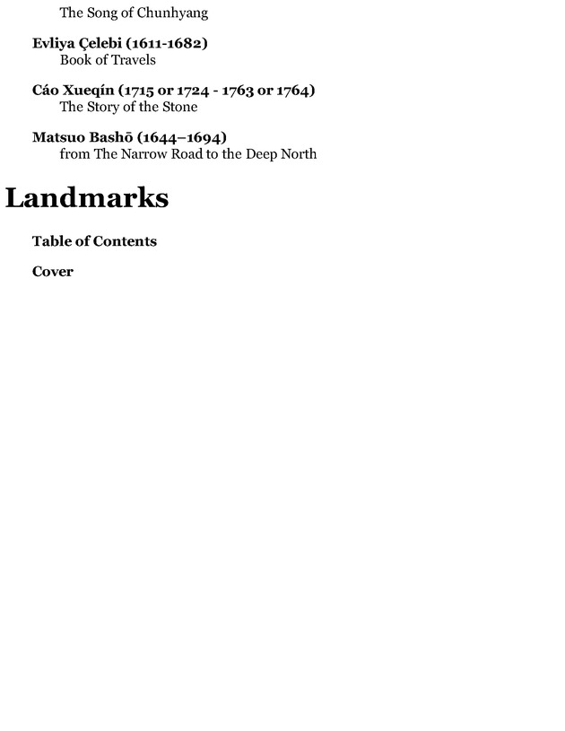 Compact Anthology of World Literature II: Volumes 4, 5, and 6 - 